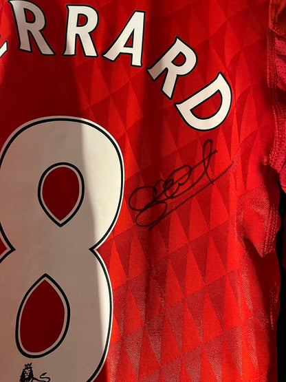 Liverpool 11/12 - Steven Gerrard Signed Shirt* with COA - WT 8/10